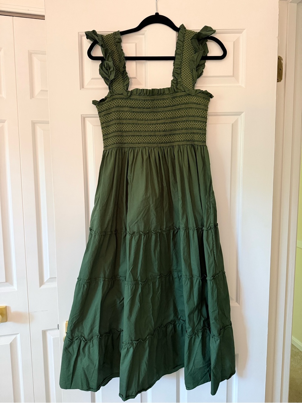 Hill House Nap Dress Olive Green